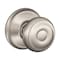 Schlage Georgian Satin Nickel Passage Door Knob 1-3/4 in. F10VGEO619 - alternate 1